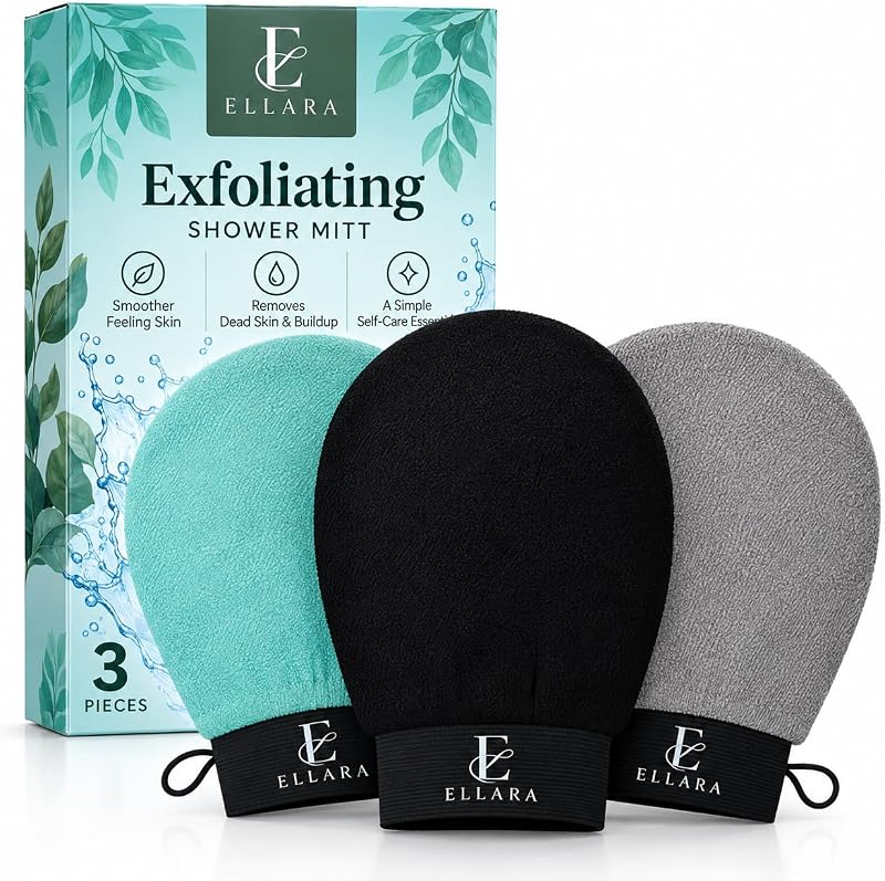 Luva esfoliante de banho Kessa/Kese Generic, 20,32 cm x 11,43 cm x 0,51 cm, 91 g