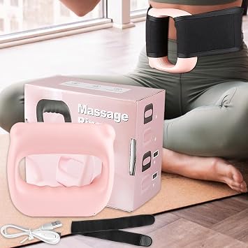 Electric Massager Ring for Muscles - Electric 3 Speed Fascia Massager with Belt,Sports and Entertainment Supplies for Recovery Neck Arms Abdomen Stomach Back Buttocks Thighs Legs