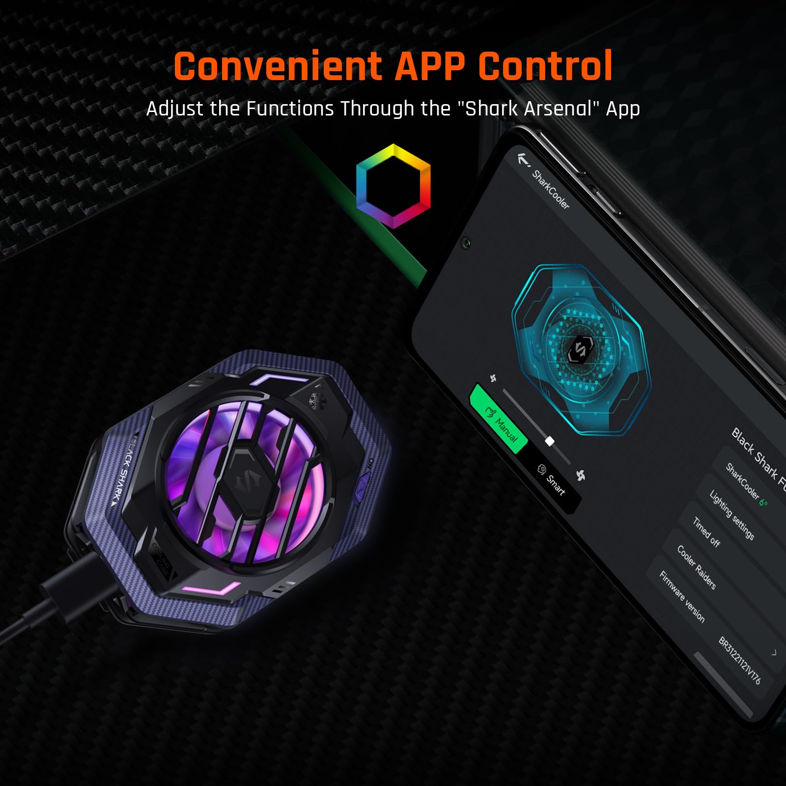 Amazon.co.jp: Black Shark 3 Pro 電話クーラー、半導体冷却チップ付き