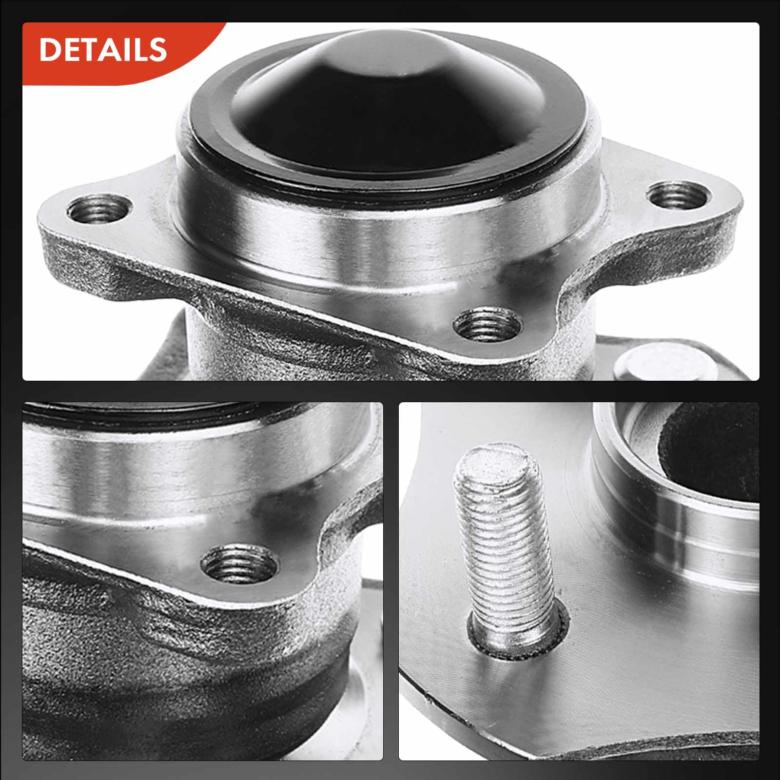 Frankberg Cuscinetto ruota Set di cuscinetti ruota Posteriore sinistra destra Ruota flangiata diametro 135 Compatibile con Yaris Verso P2 Yaris P1 Yaris Verso Van P2 Replace# 424100D030