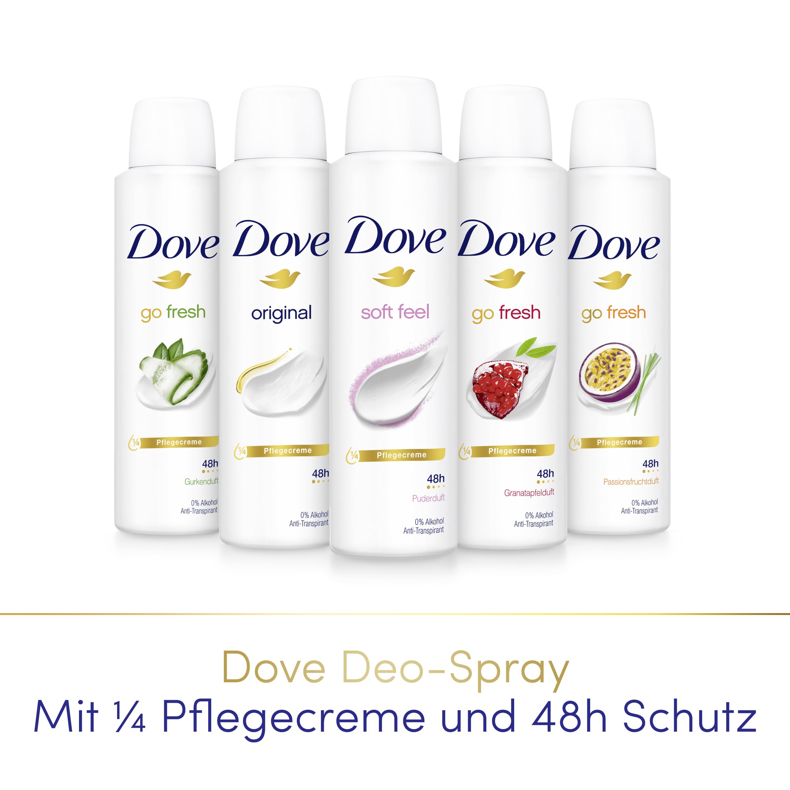 Dove Soft Feel Antyperspirant 6 x 150 ml