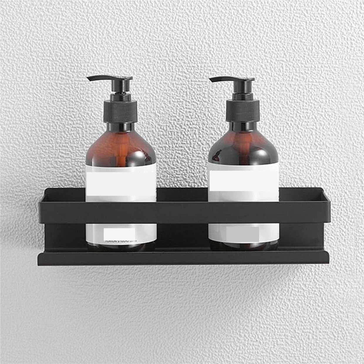 Mensola Doccia Portaoggetti Mensole Doccia A Parete Adesivo per Cestello Doccia in Acciaio Inossidabile Nessuna Perforazione Mensole Bagno Resistente(26cm)