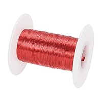Vista 105 de MECCANIXITY - Alambre magnético de calibre 46 AWG - 0.04mm Hilo de cobre esmaltado - Bobina de alambre magnético de 14669 pies (4471m) - 50g Grado F
