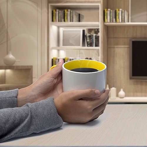 Miniatura 46 de Juego de 50 tazas de café grandes estilo bistro personalizadas de 16 onzas, paquete a granel personalizado, perfectas para café, té, expreso, cacao