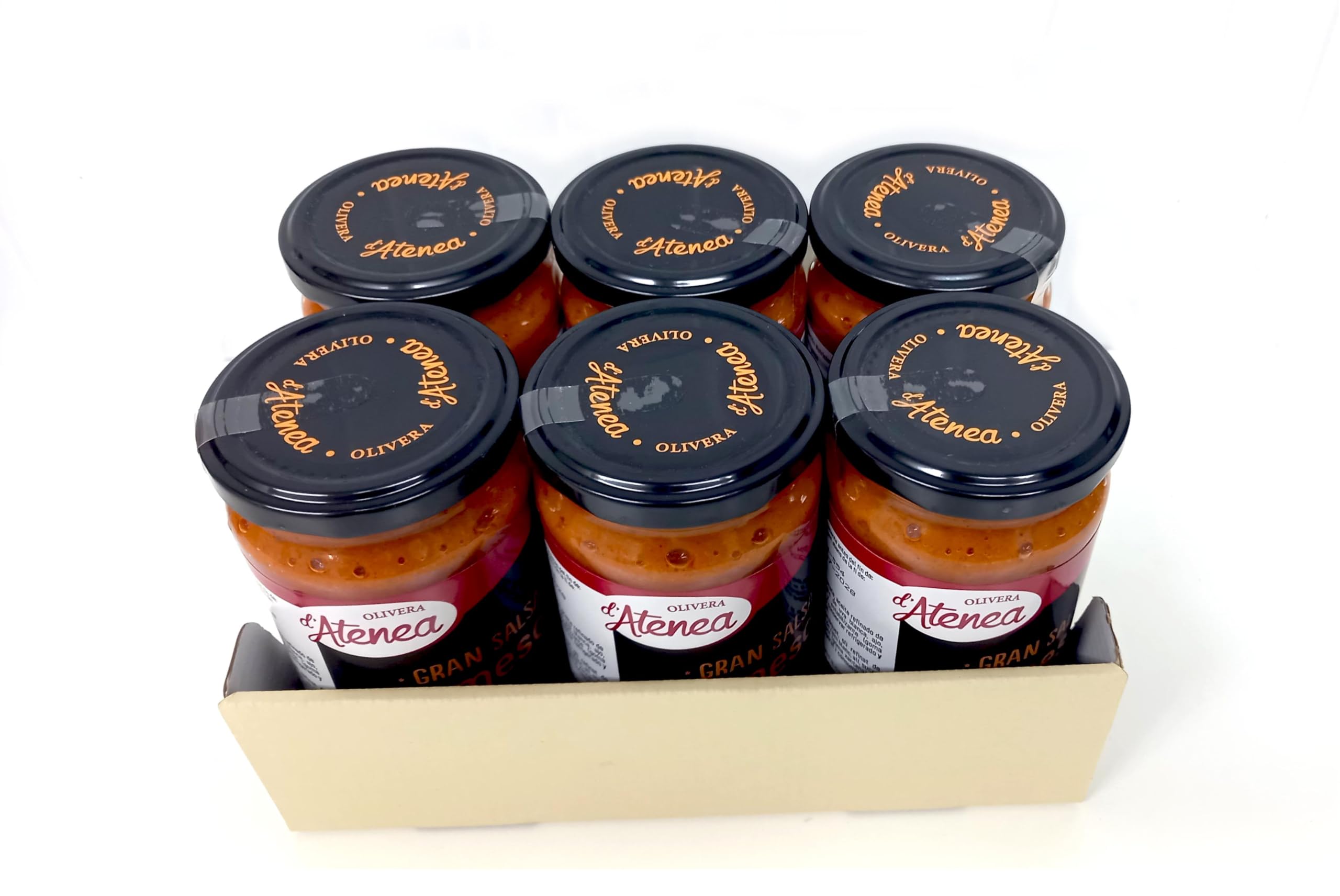 Pack 6u Gran Salsa Romesco Olivera d'Atenea SIN GLUTEN 290g