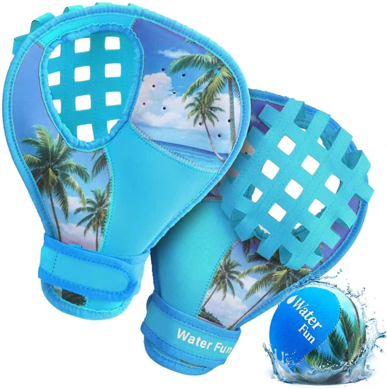 Water Baseball Glove Set for Water Entertainment with Ball, Summer Gifts for Waters Recreation Enthusiasts