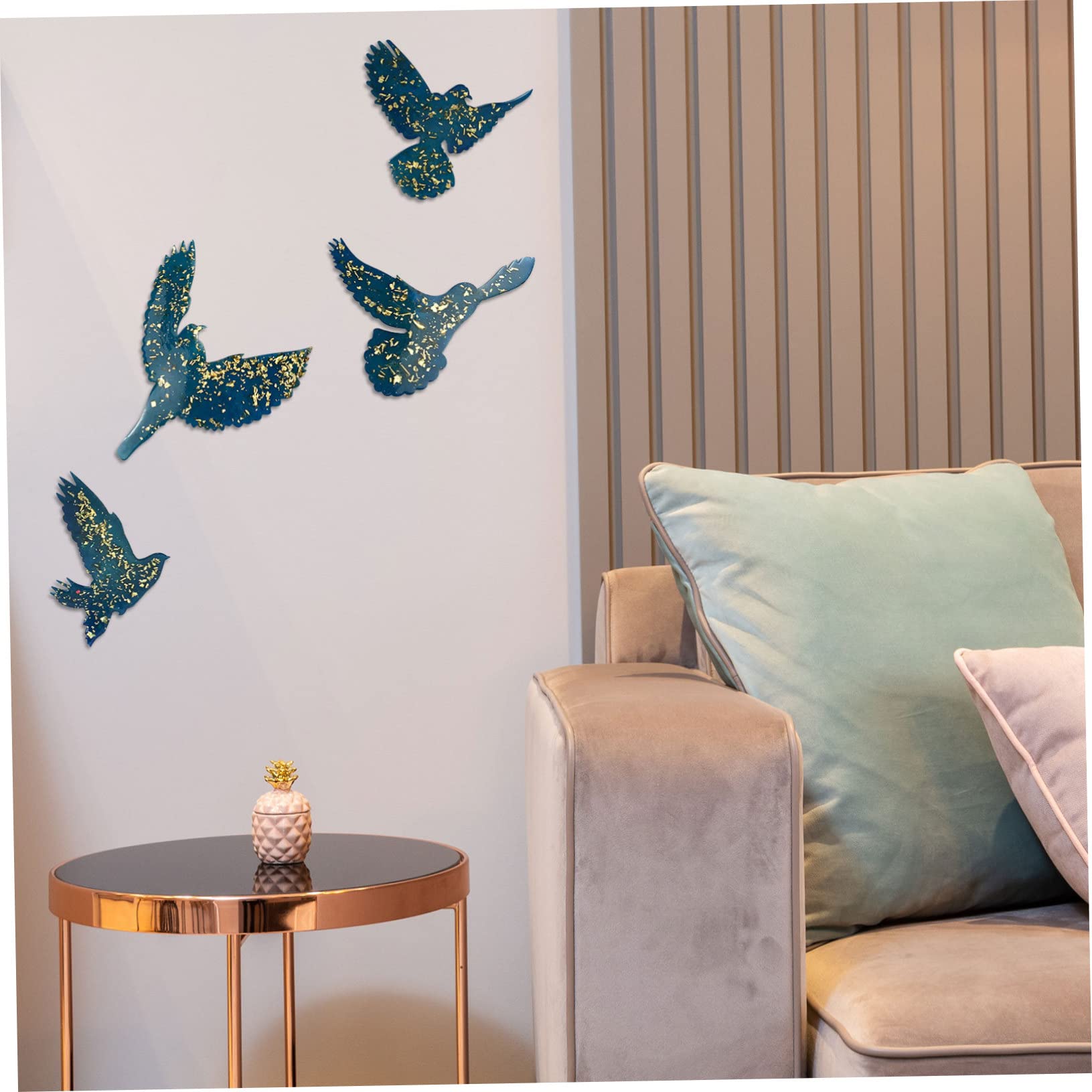 LALAFINA 2 Ensembles Moule en Forme De D'Oiseau De Mer Ornement Mural Bricolage Moules pour Oiseaux Volants Petit Oiseau Bricolage Moule À Fondant pour 4 pièces * 2