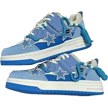 Men's Y2K Chunky Platform Sneakers Star Skate Shoes for Casual Streetwear