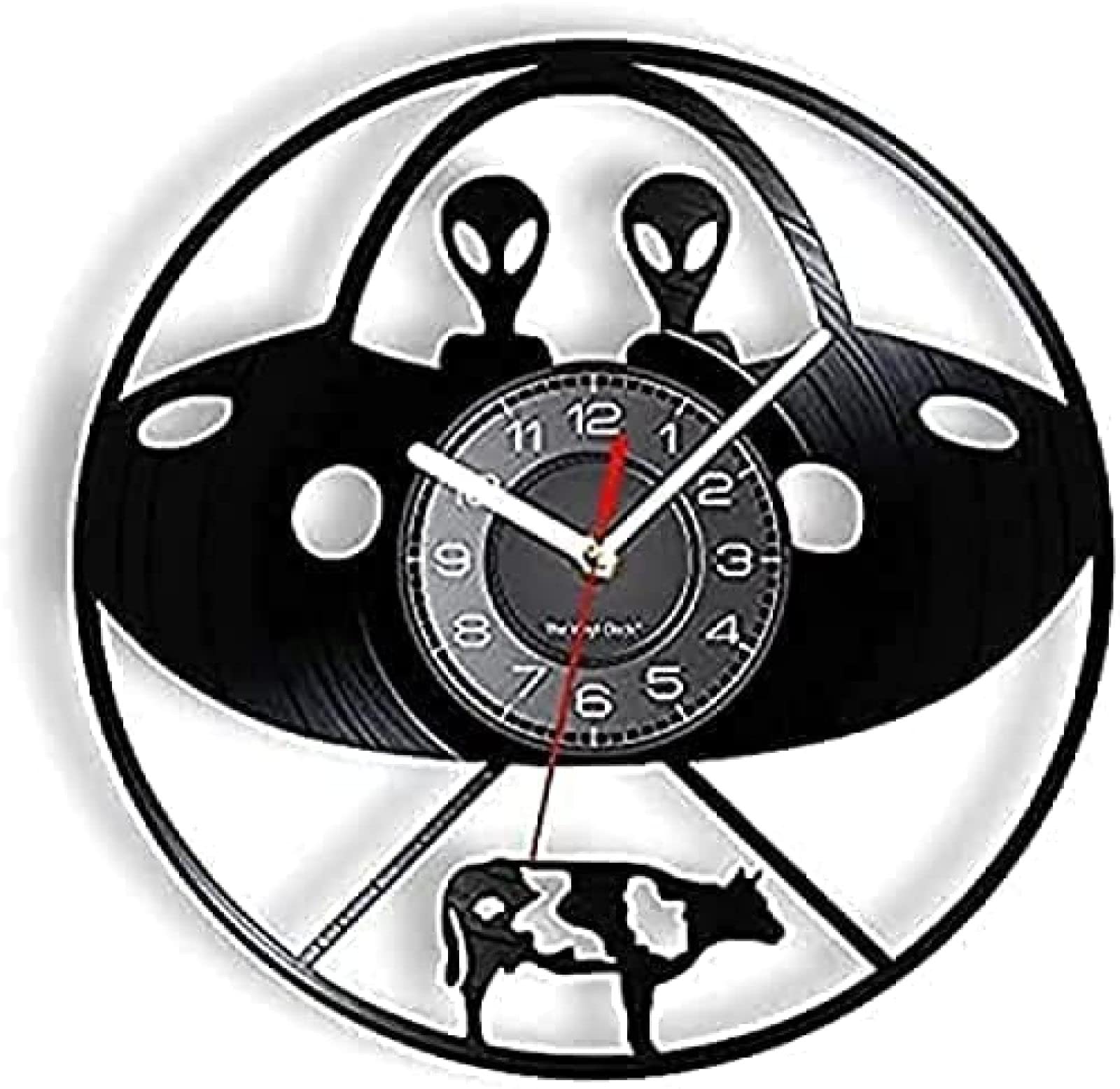 Orologio Da Muro In Legno Legler Ufo Con Pendolo – Giocattolo Decorativo Per Cameretta, Dimensioni 5x16x31 Cm