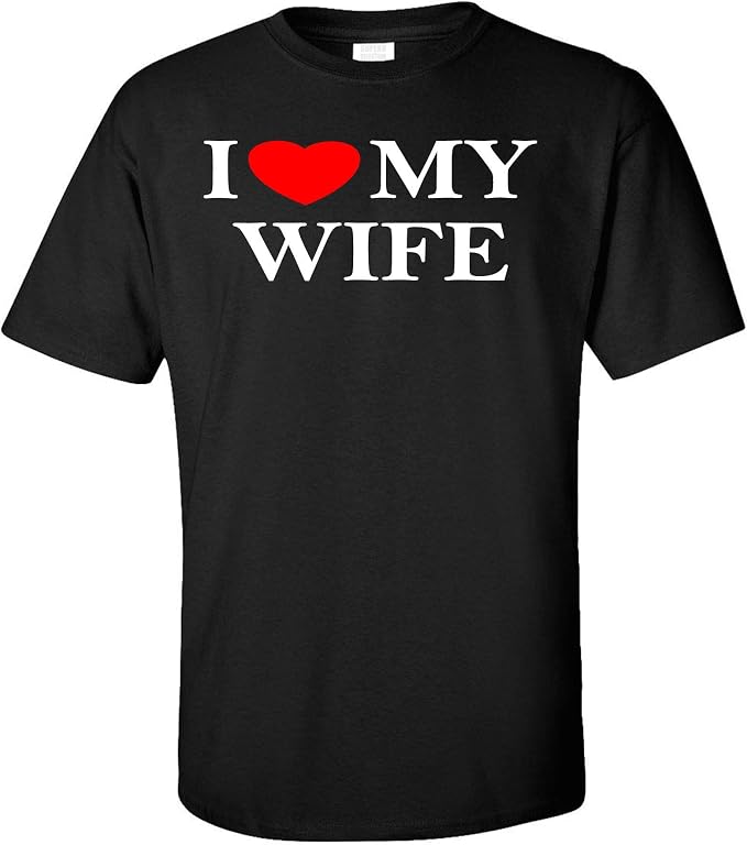 I Love My Wife Adult T-Shirt | Amazon.com