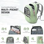 G4Free 15L Lightweight Water Resistant Hiking Backpack with Adjustable Chest Strap for Women Men, School College Backpack