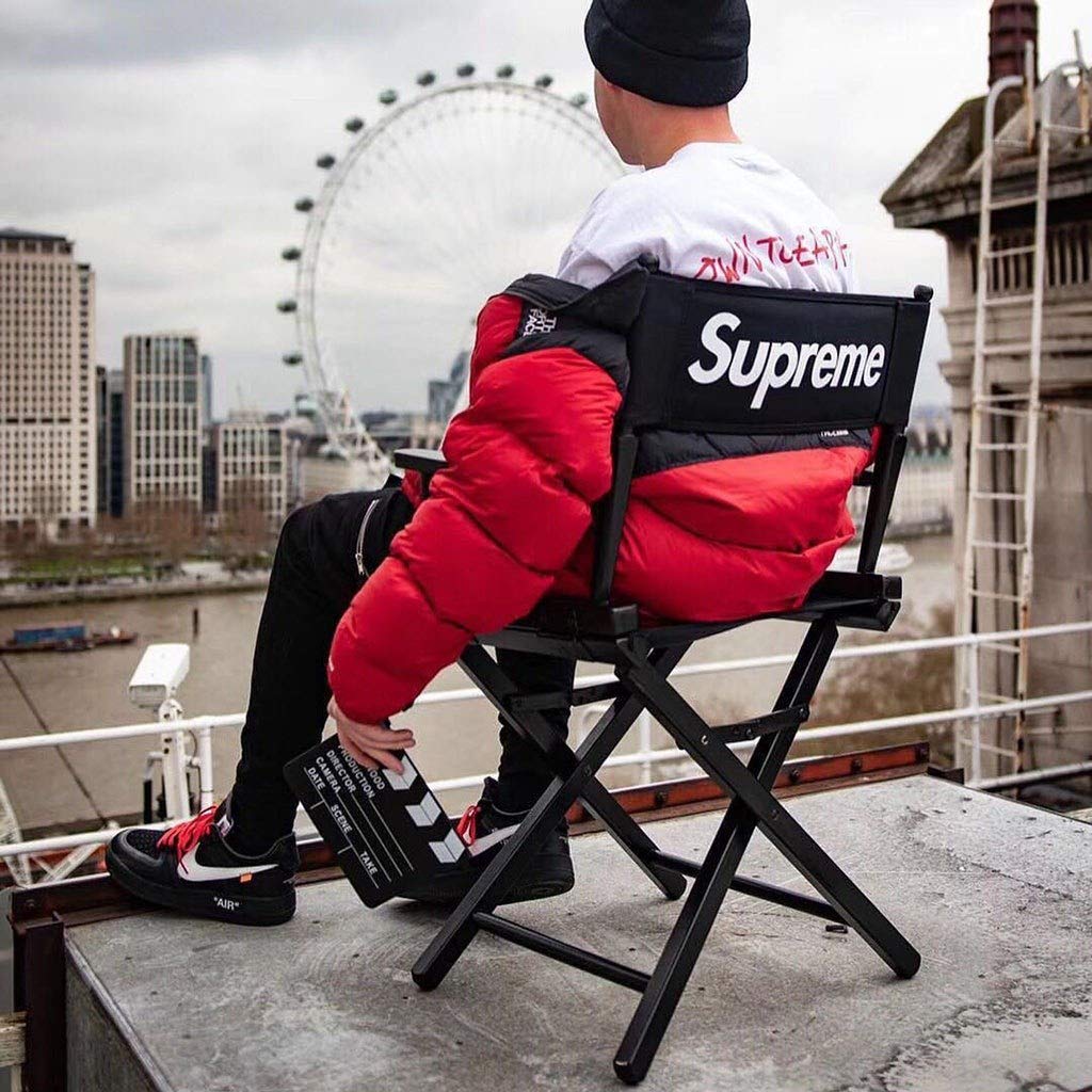 Amazon.co.jp: FYPmask | Chair Director Chair Folding Oxford Fabric  