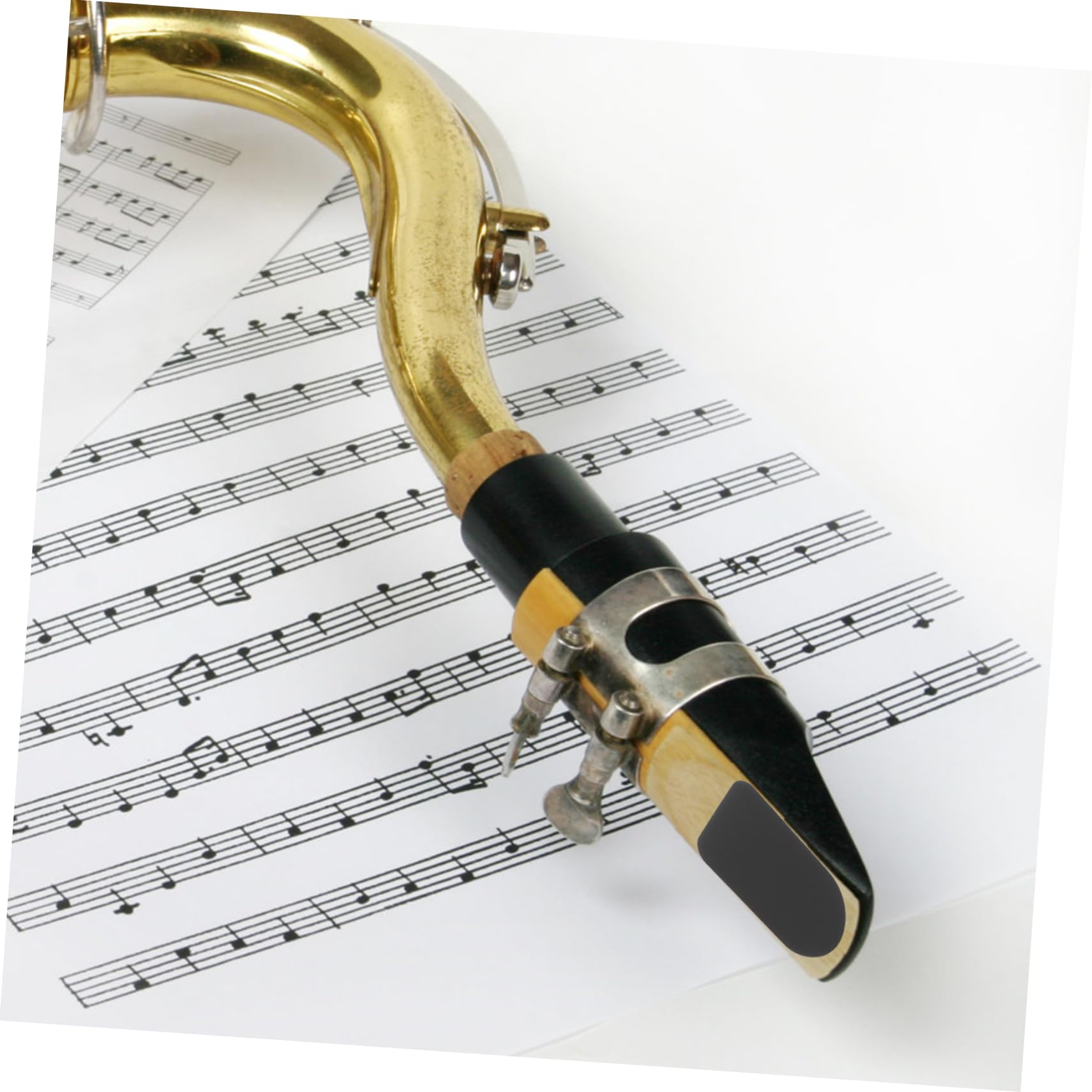 BESTonZON 128piezas Almohadillas De Boquilla Para Saxofón Parche Alimenticio Para Mejora De Habilidades Musicales Puntos De Contacto Cómodos Para Dientes Accesorios Para Saxofón Tenor y