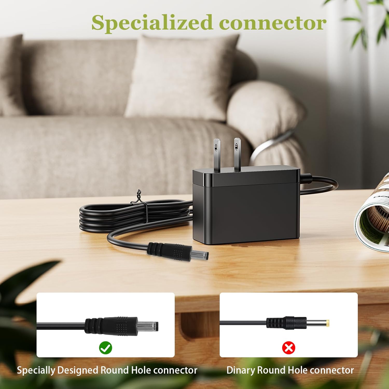 21V Chainsaw Charger Compatible with SEESII Mini Chainsaw/Impact Wrench/Pole Saw, Chainsaw Lithium Battery Power Adapter Replacement, Black - Image 5