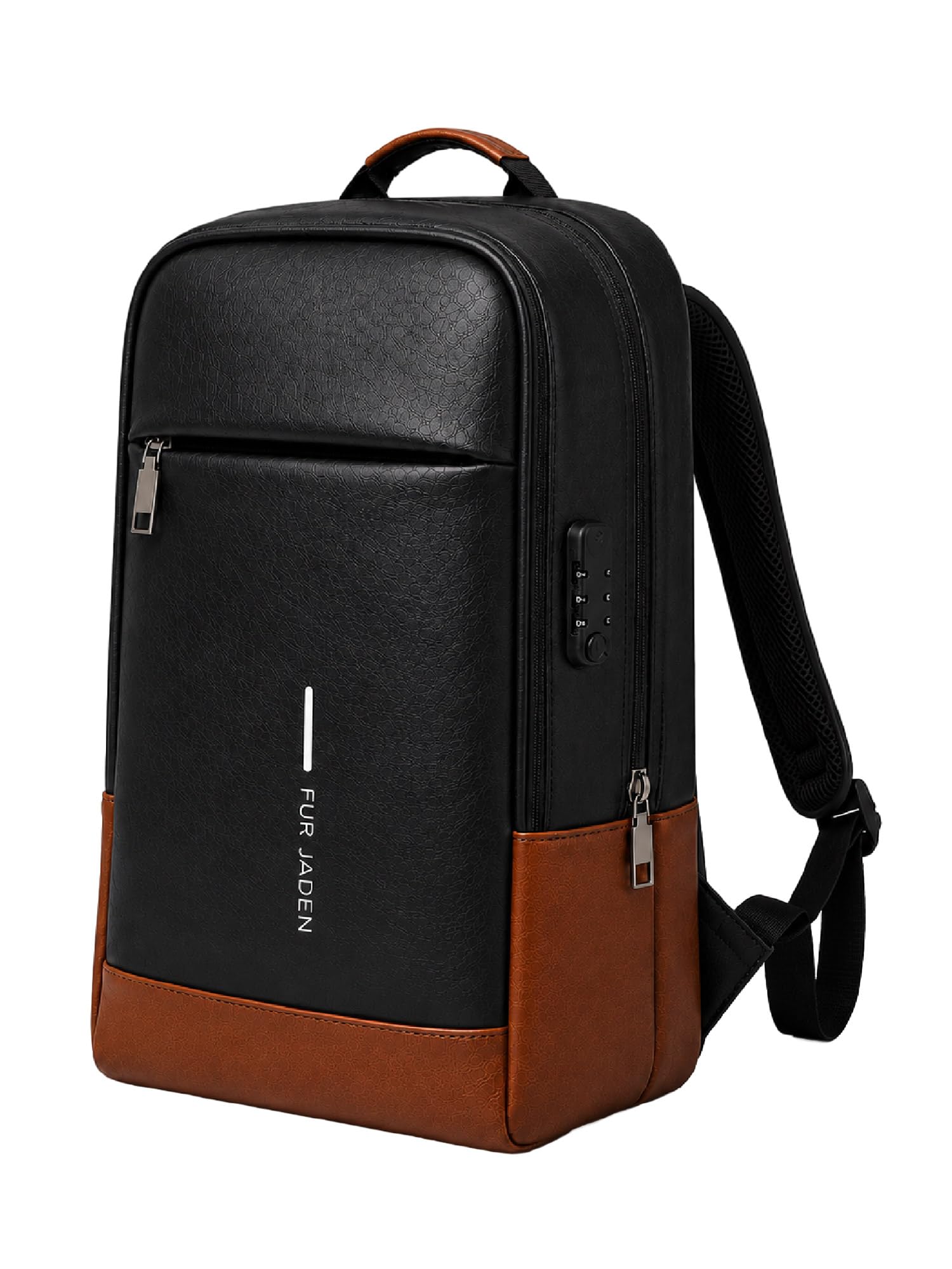 fur jaden 40L Weekender Travel Laptop Backpack with Anti Theft Pocket, Organizer, 15.6 Inch Padded Laptop Sleeve and Dual Handles-picture-10
