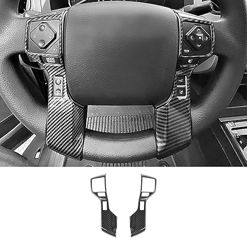Voodonala Funda decorativa para volante de 4runner, ajuste para Toyota Tacoma 2014-2021 Tundra Sequoia 2018-2021 Toyota 4runner SUV 2010-2021 (6