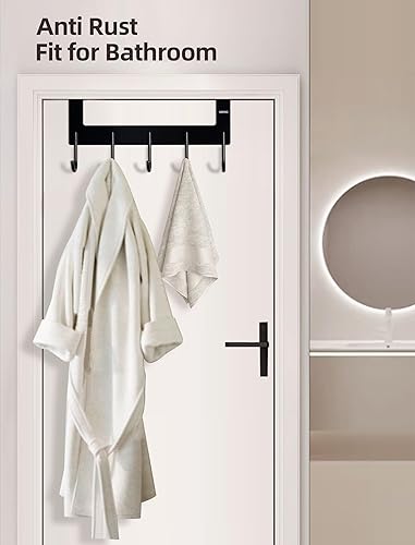 Miniatura 6 de UDENIS Gancho resistente para colgar sobre la puerta, abrigo, bolsa, bata, toalla, baño, armario, parte trasera de la puerta, resistente,