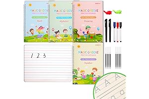 Interactive Kids Tracing Books for Ages 3-5