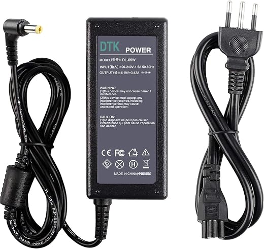 DTK 19V 3.42A 65W PC Portatile Alimentatore caricatore per Acer...