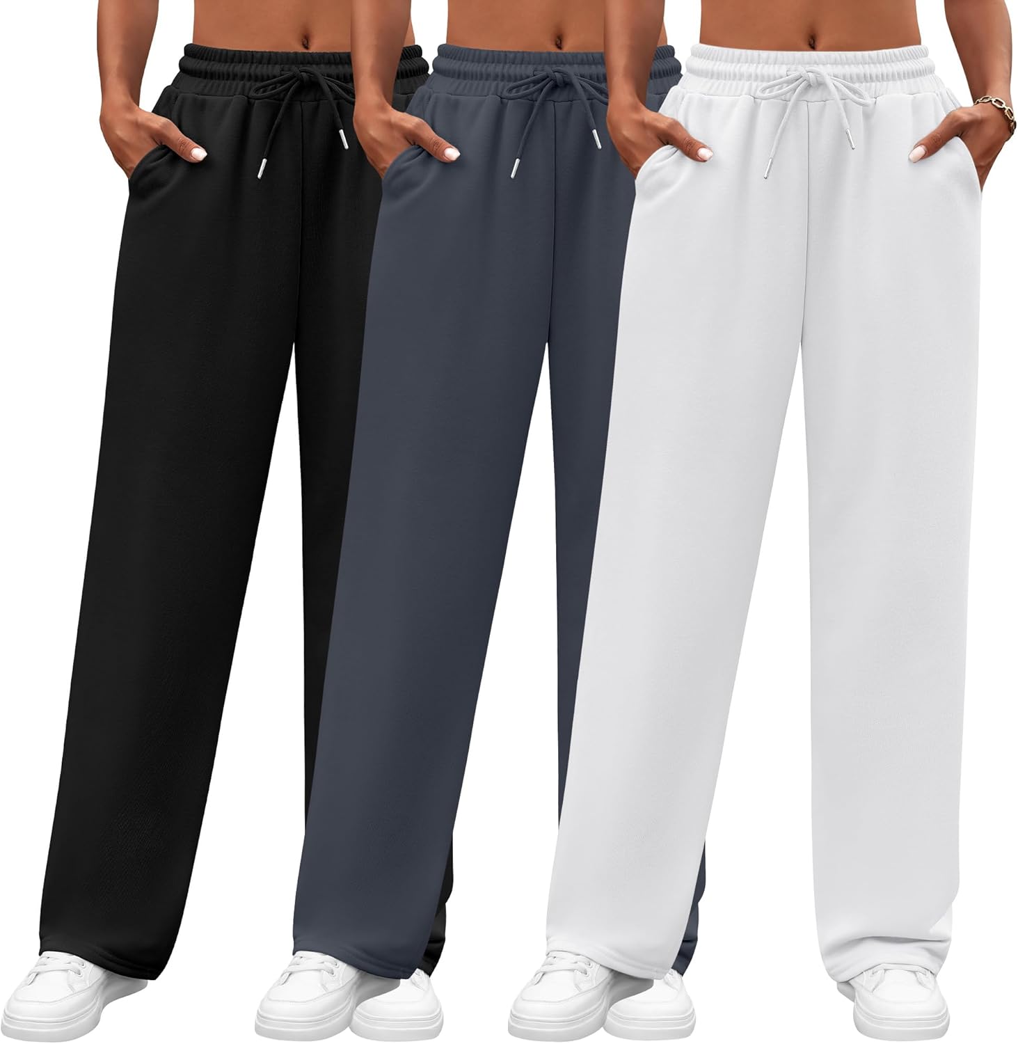 Black, Graphite Gray, White