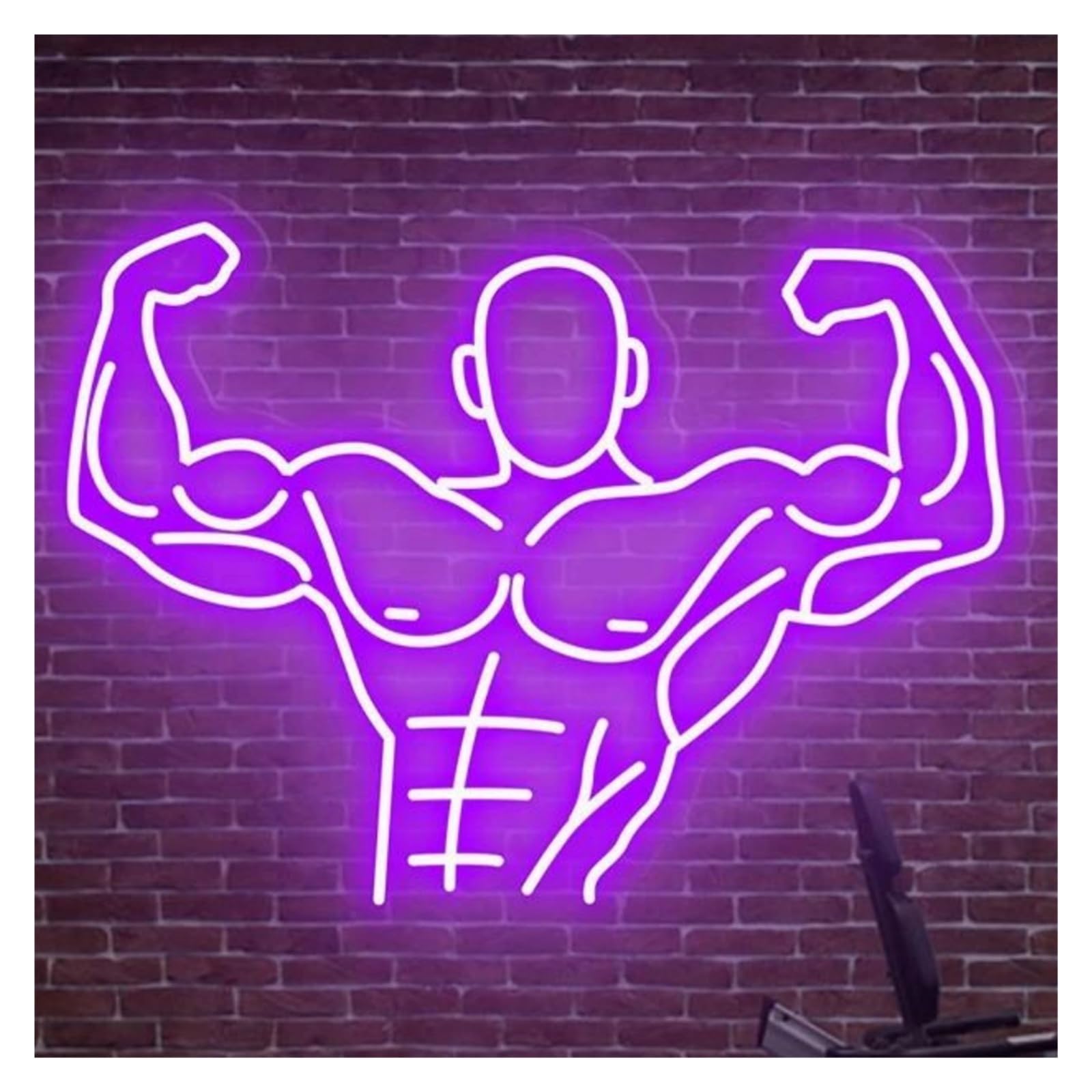 Muscolo per insegna al per neon per LED con luminosità regolabile alimentata tramite per USB personalizzata(A)