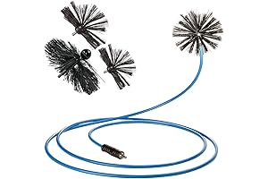 Wohler M10-16 Rotary Brush Set: Professional Air Duct and Dryer Vent Cleaning Solution
