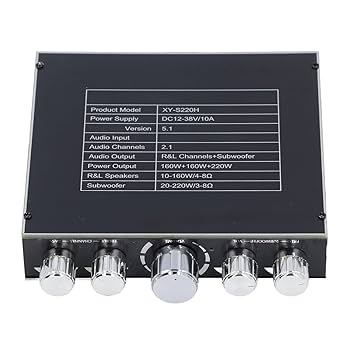 Amazon.com: XY S220H Amplifier Board, V5.1 2.1 Channel
