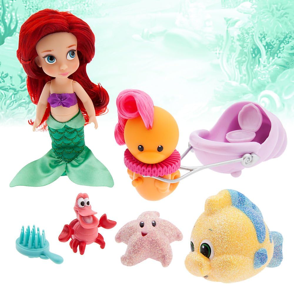 ディズニー、アニメータードール（ミニ）リトルズ、アリエル、アナ雪