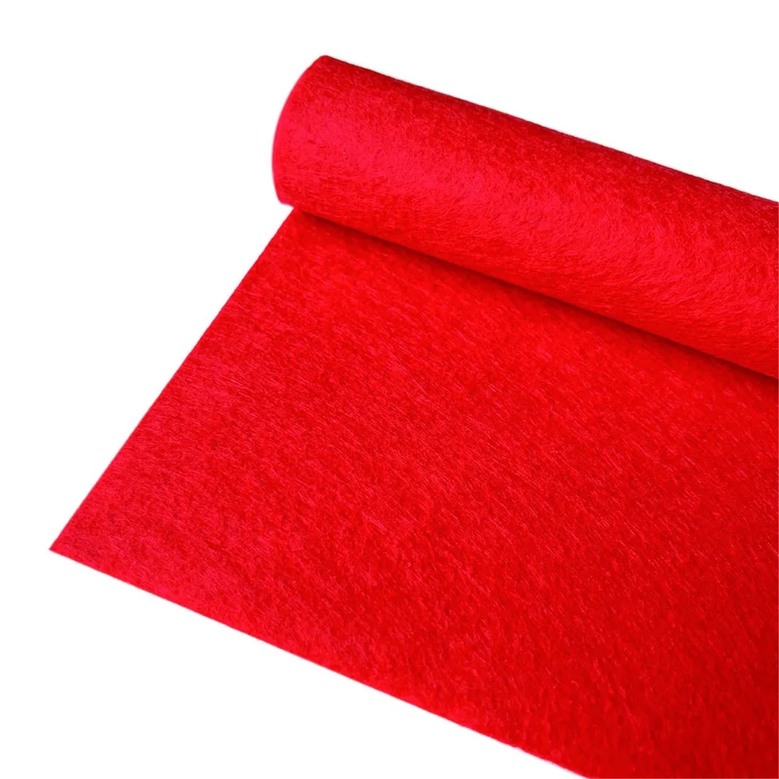 Felt Fabric Sheet, Polyester Nonwoven Felt Fabric, Multicolor, 20/40/90cm Craft Sewing(Red,90cm x 90cm)