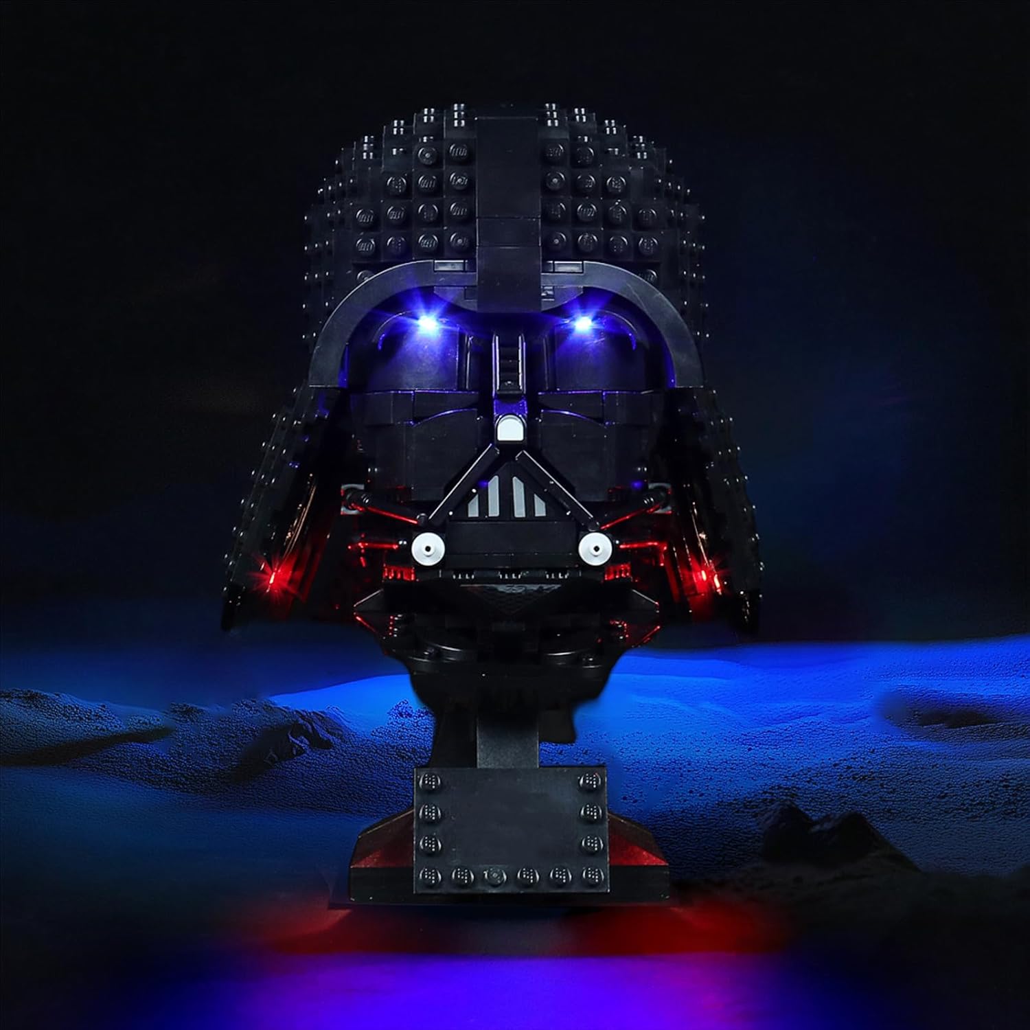 LED Lighting Compatible with LEGO Darth Vader Helmet 75304, Light Kit Compatible with LEGO 75304, Giving Light to Model, NOT Included The Model Set（Standard Version）