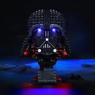 LED Lighting Compatible with Lego Darth Vader Helmet 75304, Light Kit Compatible with Lego 75304, Giving Light to Model, NOT Included The Model Set(Standard Version)