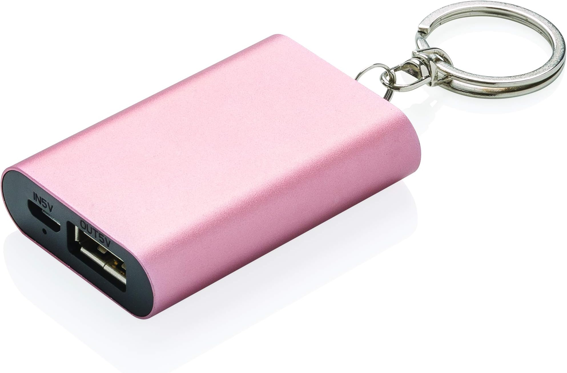 Loooqs 1000 mAh Keyring Power Bank Pink