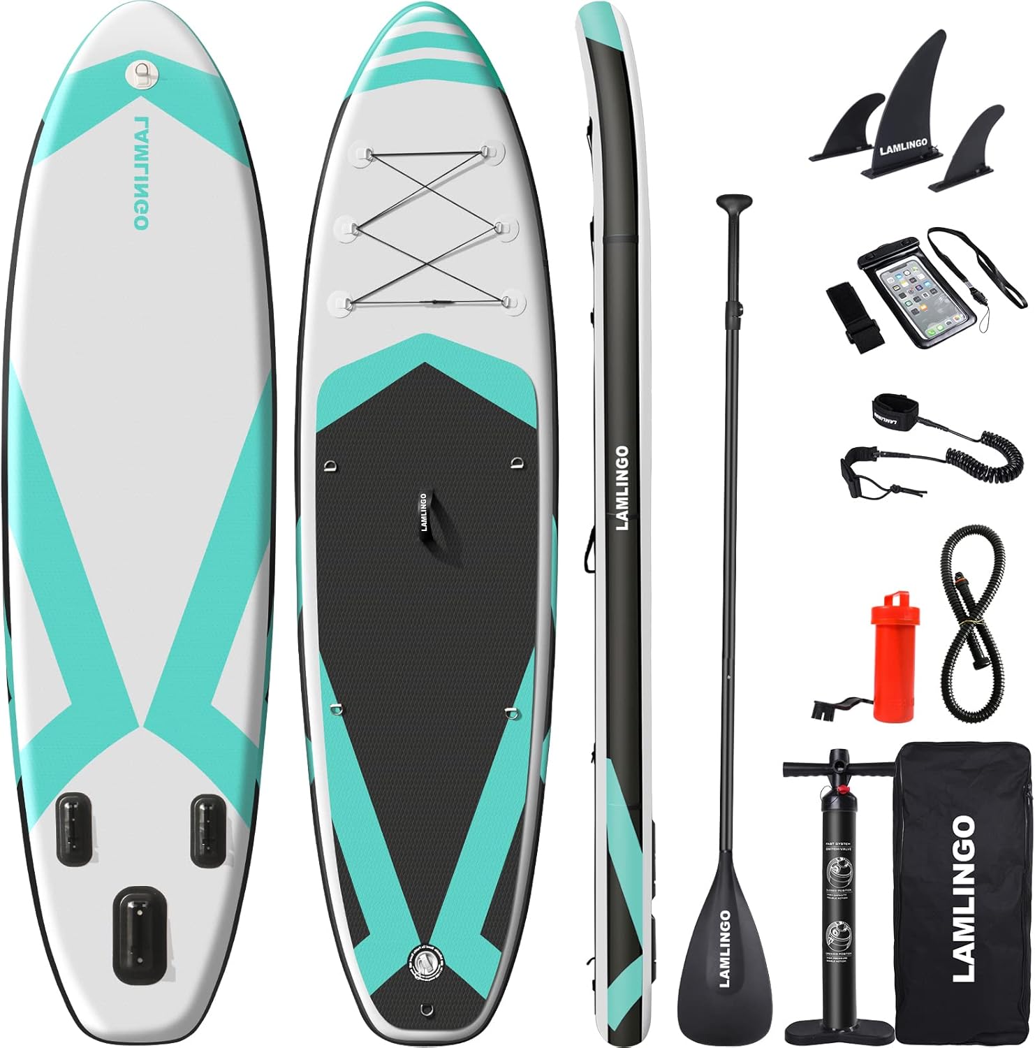 Premium Paddle Board for Adults 10.5×2.7×0.5ft Max 200KG Load, SUP