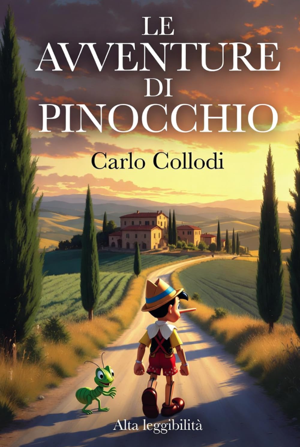 Le avventure di Pinocchio : storia di un burattino.: Edizione rilegata - Alta leggibilità