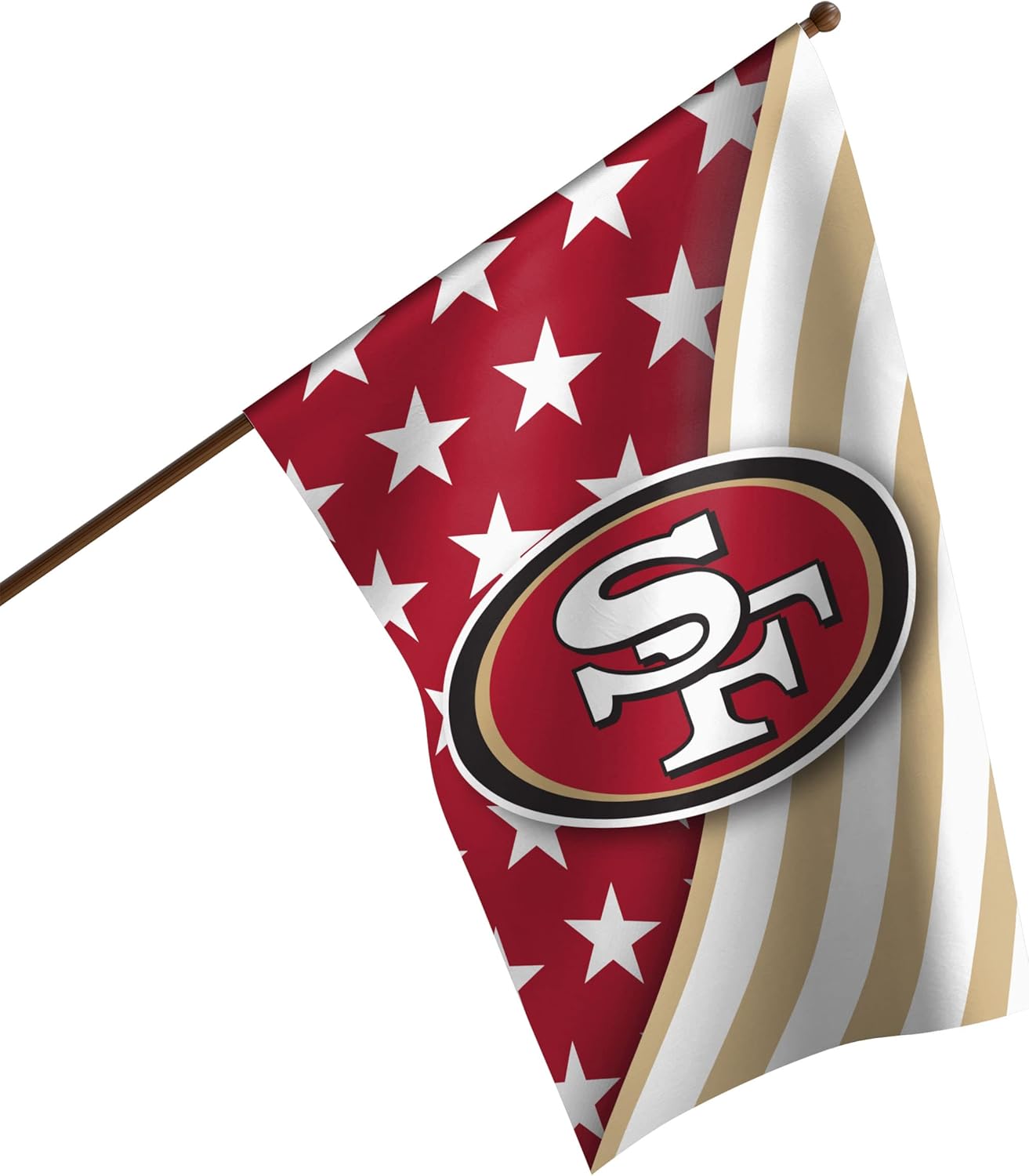 NFL Double Sided Team Logo Vertical Flag (40" x 28")