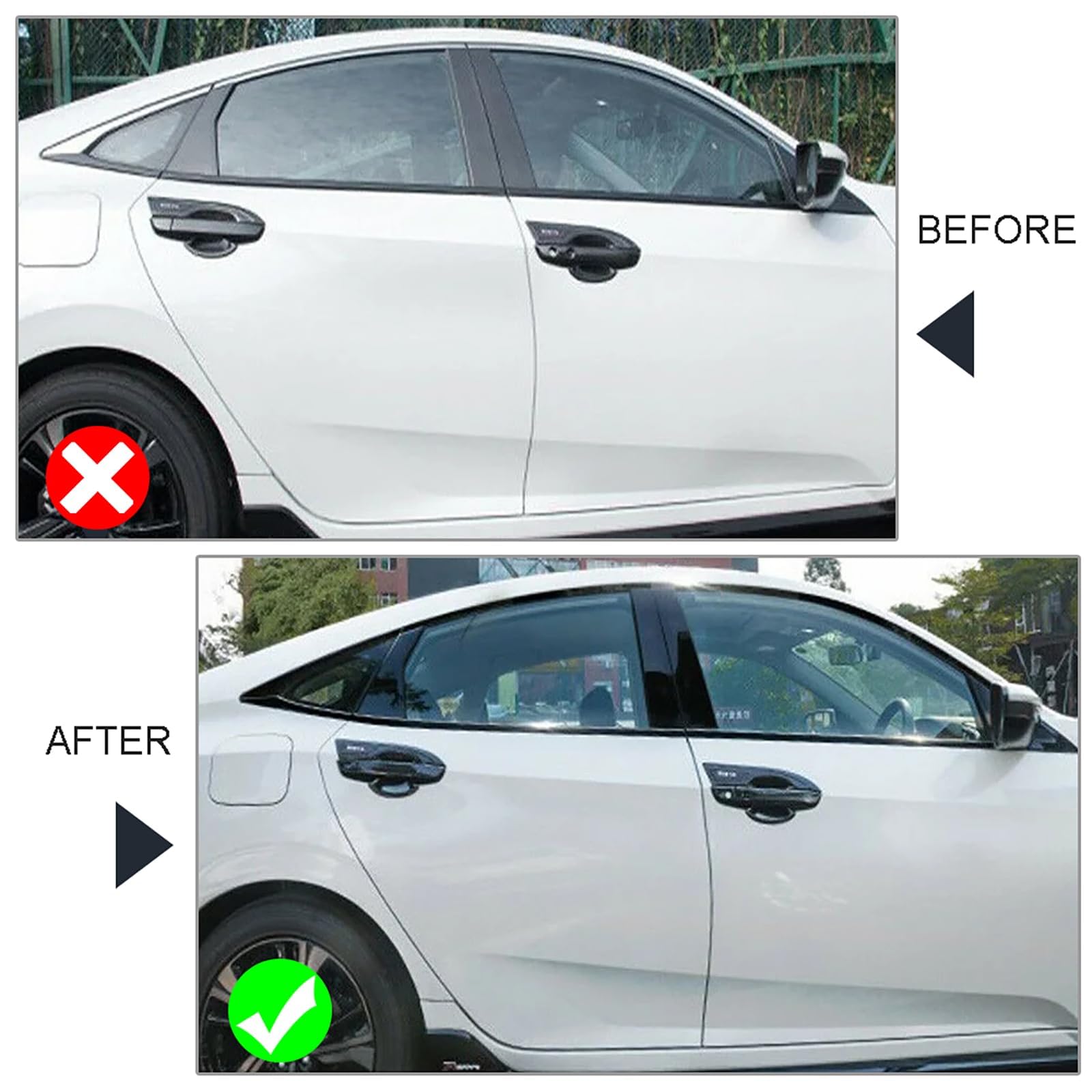Listwa słupków drzwi samochodu dla Acura RDX 2007 2008 2009 2010 2011 2012, zewnętrzne osłony paneli, listwy okienne naklejki odporne na zadrapania błyszczące