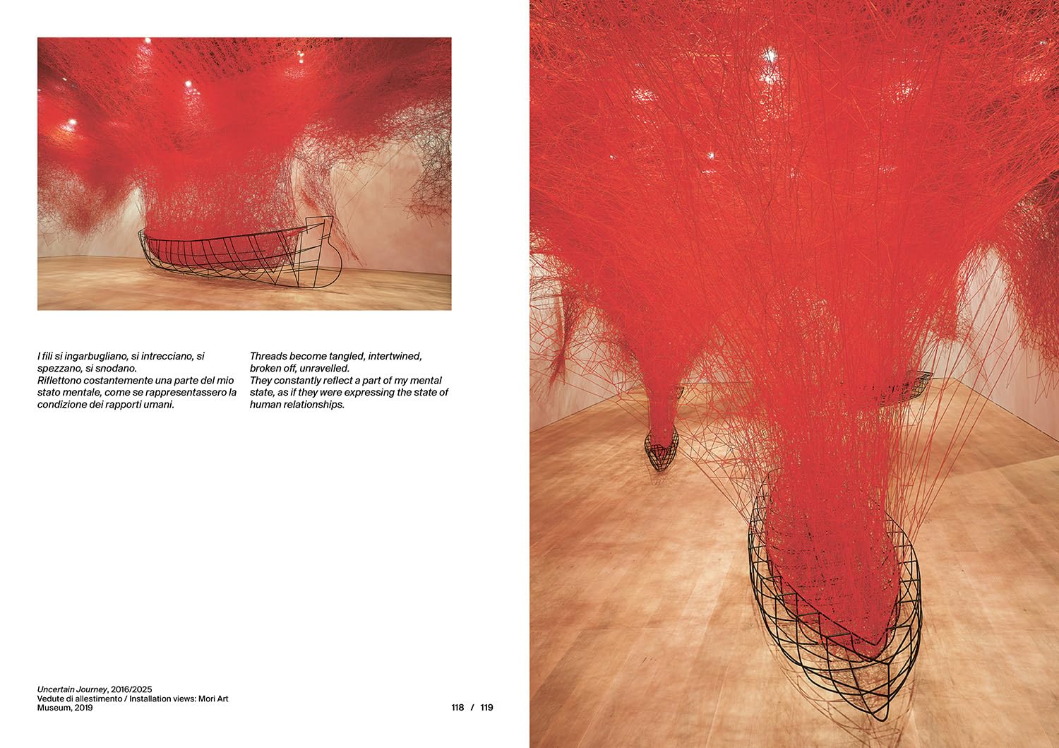 Chiharu Shiota. The soul trembles. Ediz. italiana e inglese