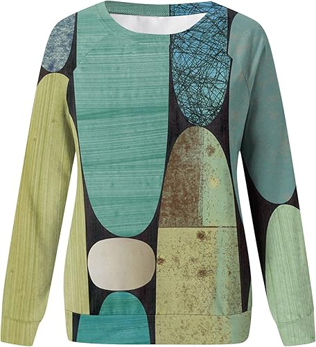 Miniatura 3 de Sudadera para mujer, casual, con estampado de garfia, manga larga, cuello redondo, linda, holgada, sin botones