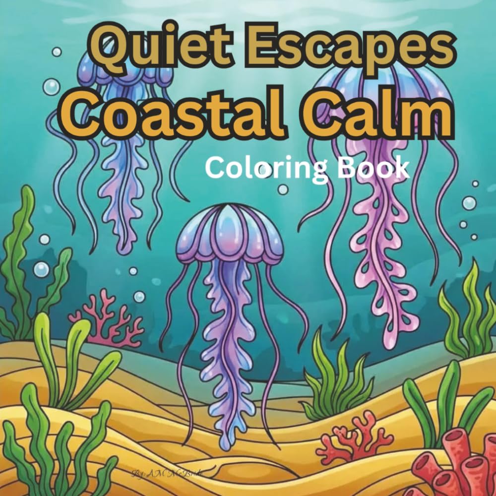 Quiet Escapes - Coastal Calm: Coloring Book