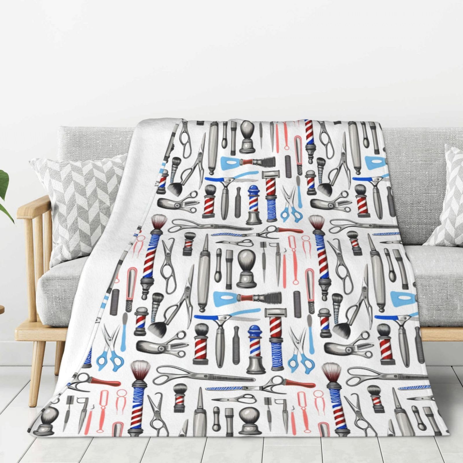 Grande couverture pour lit canapé camping chaude et imprimée