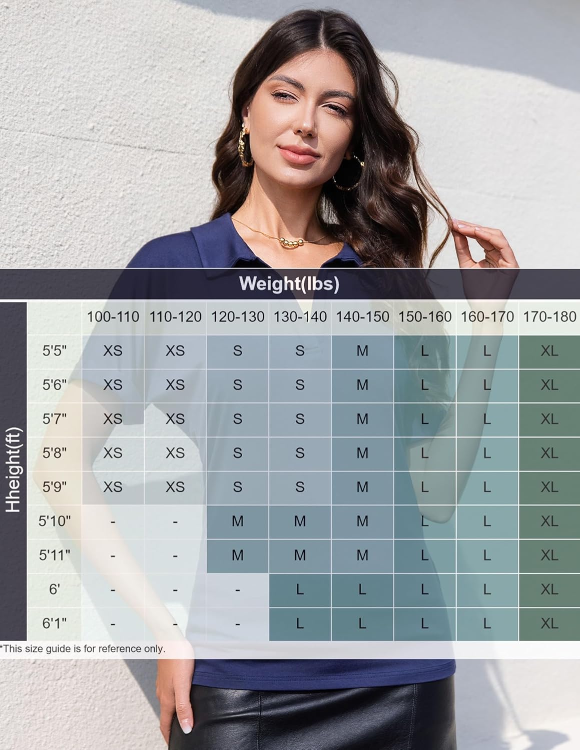 AmélieBoutik Women Polo Shirts Short Sleeve 2025 V Neck Business Dressy Casual Tops Summer Collared Trendy Tees - Image 3