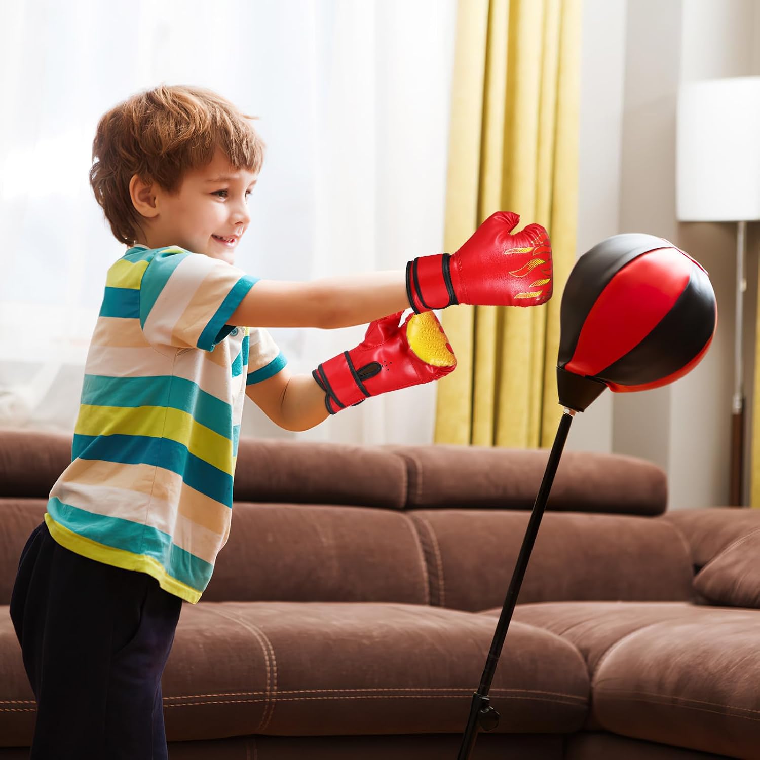Sosoport 1 Pair Kickboxing Children's Boxing Gloves Glove Mittens Boxing Gloves Boxing Gloves for 3-8 Years