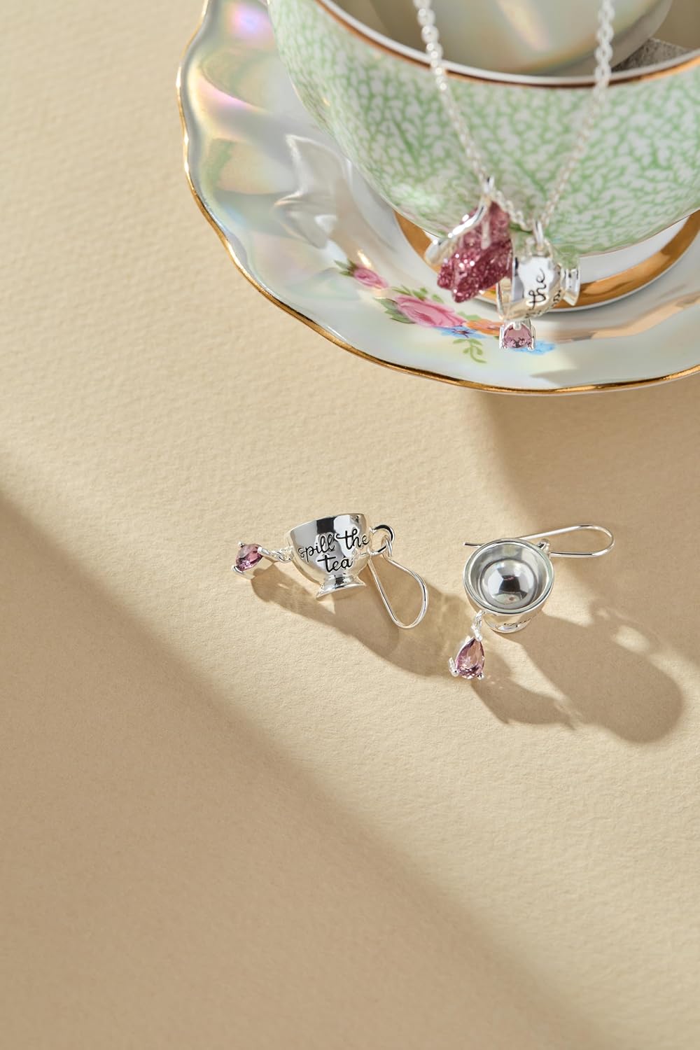 Alex and Ani 'Spill the Tea' Cup Earrings