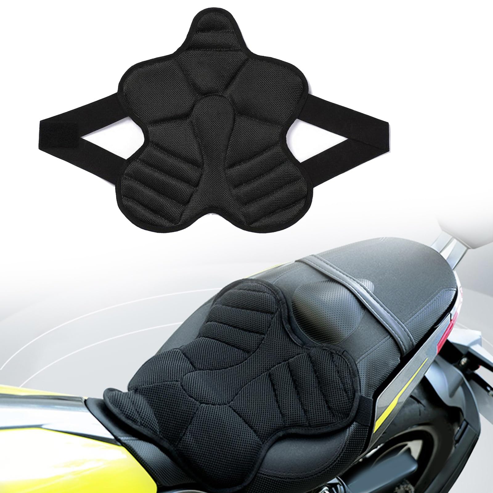 Coussin de siège moto 3D air pad universel pour MT07 et F800GS