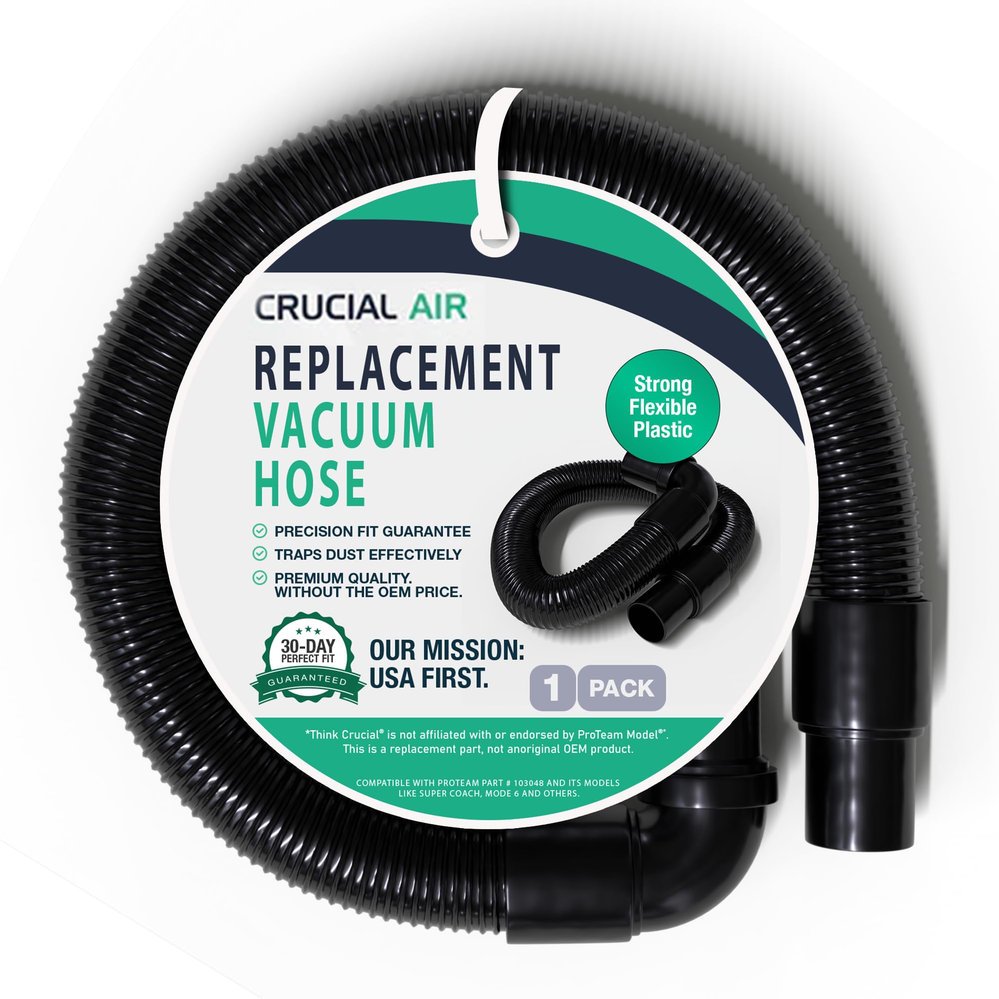 Think Crucial Static Dissipating Backpack Vacuum Hose