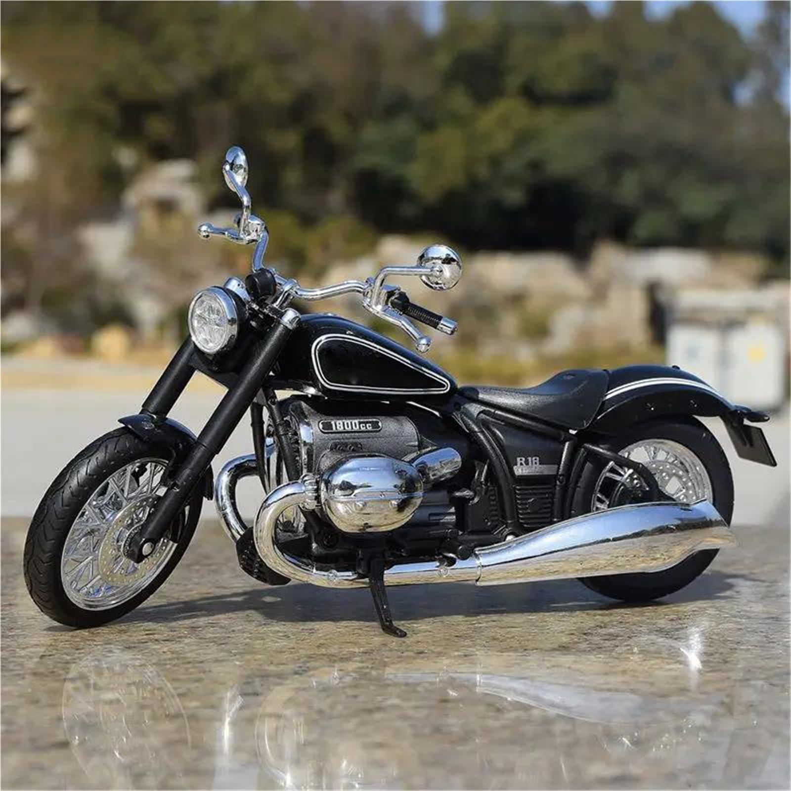 Modelo de Motocicleta Modelo De Motocicleta Simulación, Juguete Metal Fundido A Presión, Carreras, Aleación, Colección, Regalo 1:12 para BMW R18 2020