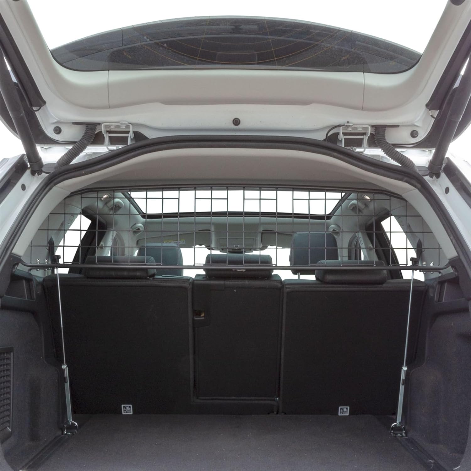 TRAVALL Compatible with Land Rover Discovery Sport (2014-2019) Dog Car Barrier Guard Custom Fit Heavy Duty Steel Mesh Trunk Divider Safety Travel Premium Luggage Cargo Barrier Protection