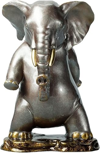 Estatua de bronce Elefante Ornamento de bronce Decoración de entrada para el hogar, sala de estar, manualidades de cobre, apertura de inauguración