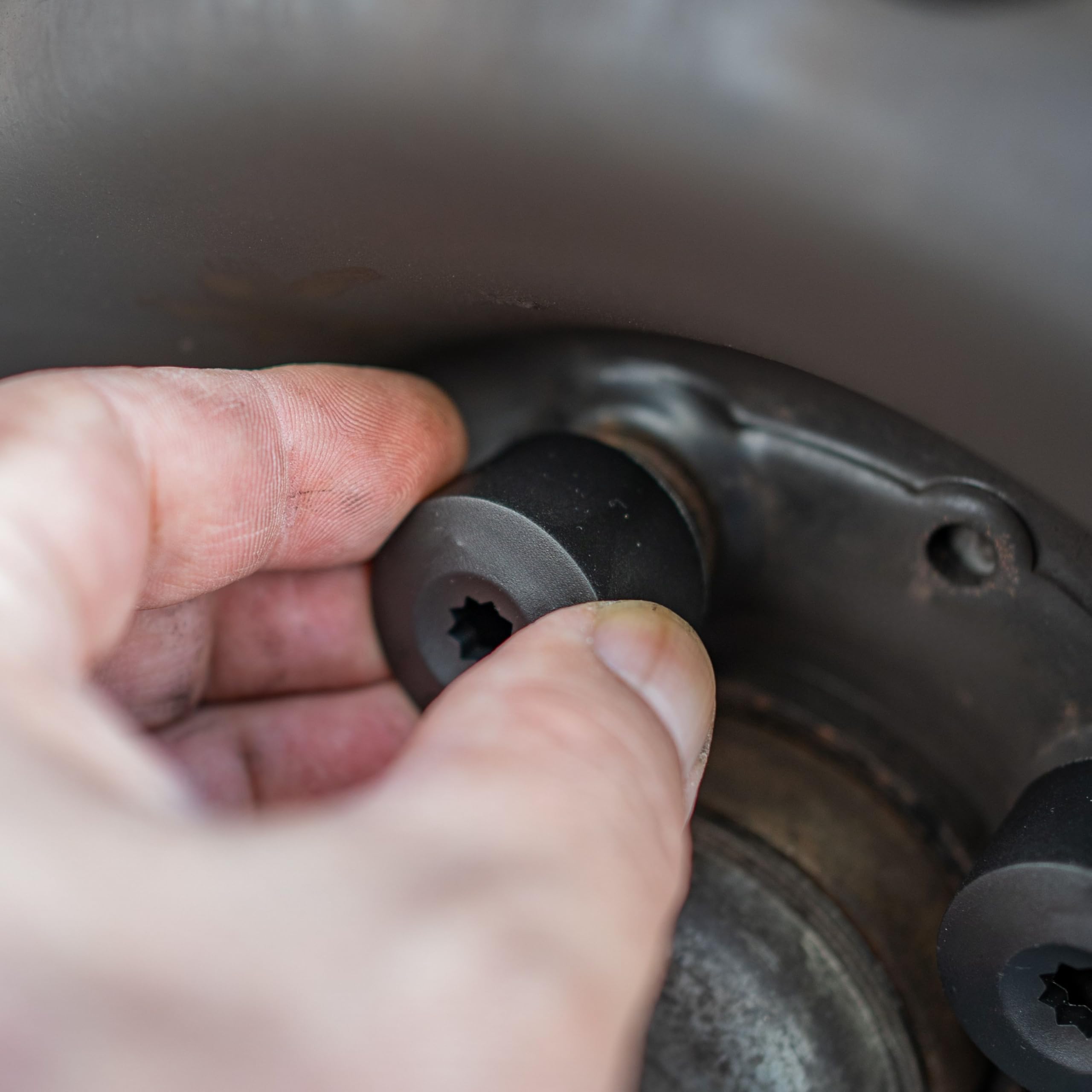 Dadi Sicurezza Asse Dadi Push-On 1/2 Con Tappo - Confezione Da 8 Pezzi, Per Assi E Fermi Ruote, Numero Parte 836145 Dadi Push-on Fermiruote - Foto 8