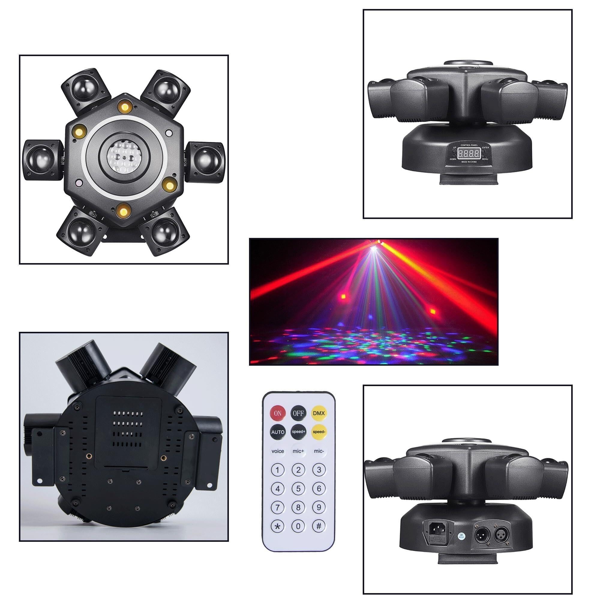 Luces de escenario de discoteca LED RGBW 7 en 1